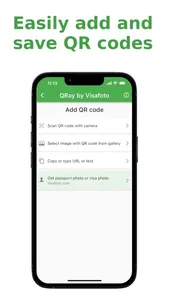 QRay: save and show QR codes screenshot 2
