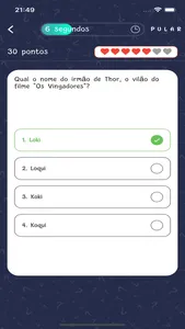 Quiz - Perguntas e respostas screenshot 1