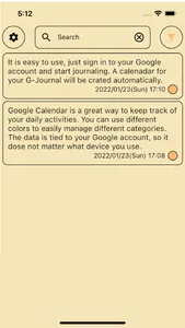 G-Journal screenshot 2