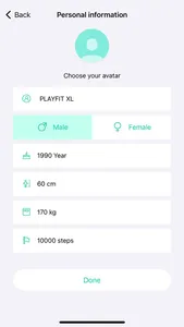 PLAYFIT XL - IoT Wearable screenshot 2