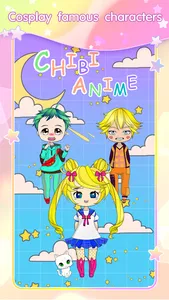 Chibi Doll Coloring & Dress Up screenshot 2