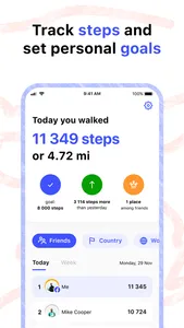 Mile: Walking Tracker screenshot 1