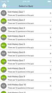 Irish History Quiz screenshot 1