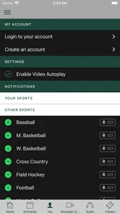 Michigan State Athletics screenshot 2