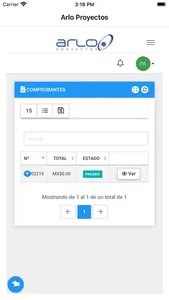 Arlo Proyectos screenshot 2