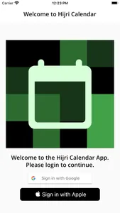 Hijri Calendar App screenshot 0