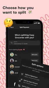 SplitCash - Share Payments screenshot 3