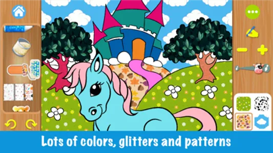 Cute animal coloring pages screenshot 1