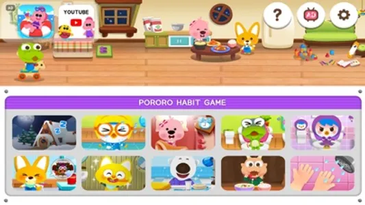 Pororo Habit - Learning game screenshot 1