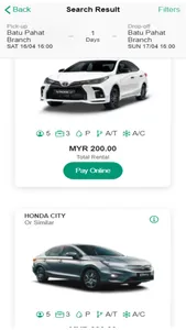 Holidays Season - Car Rental screenshot 1