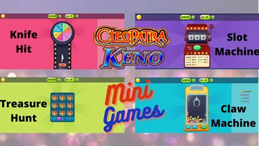 4 Card Cleopatra Keno Games screenshot 1