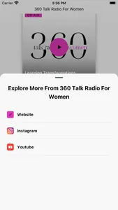 360 Talk Radio For Women screenshot 2