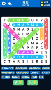 Word Search IQ: Puzzle Games screenshot 1