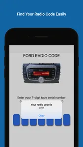 Ford Radio Code screenshot 1