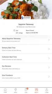 Sapphire Takeaway screenshot 2