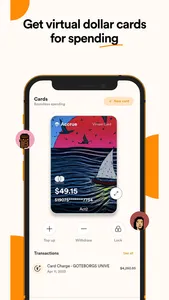 Accrue: Send. Spend. Save. screenshot 2