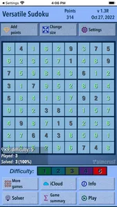 Versatile Sudoku screenshot 0