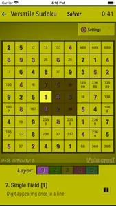 Versatile Sudoku screenshot 3