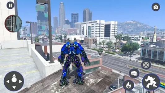 Police Hero Robot Battle Games screenshot 0