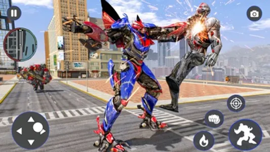 Police Hero Robot Battle Games screenshot 2