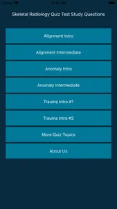 Skeletal Radiology Quiz screenshot 0