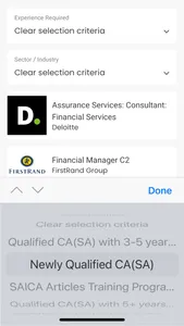 JobSearch from myCAhub™ screenshot 2