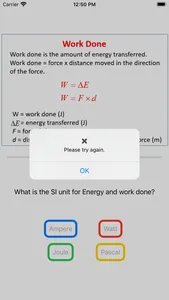 Energy - Work Done screenshot 1