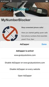 AdZapper screenshot 2