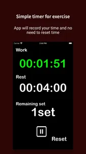 Timer for interval screenshot 0