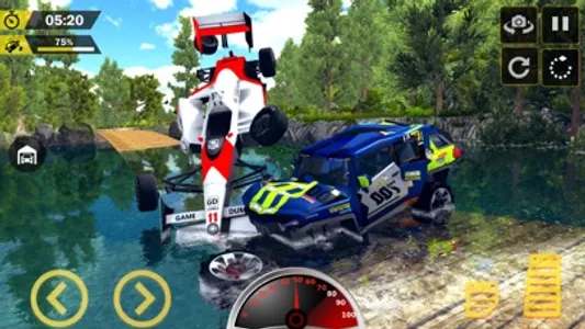 Car Crash Vs Flyover Jumping screenshot 2