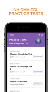 New Hampshire CDL Permit Prep screenshot 0