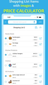 Shoppe - Shopping list app screenshot 1