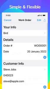 Work Order Maker - WOs Tracker screenshot 1