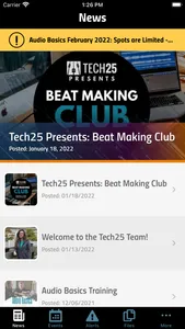 Tech25 screenshot 2