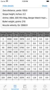 Ballistics Calculator screenshot 3