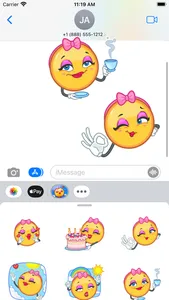 Miss Emoji - Animated Sticker screenshot 1