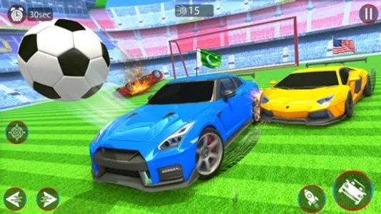 Rocket Car Soccer League Mania screenshot 2