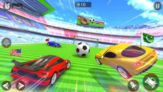 Rocket Car Soccer League Mania screenshot 3