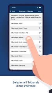 Tribunali screenshot 1