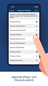 Tribunali screenshot 2