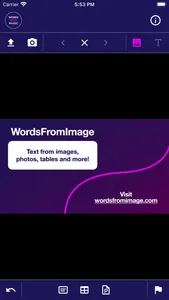 WordsFromImage screenshot 2