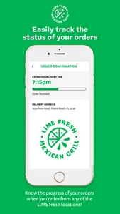 The LIME Fresh App screenshot 2