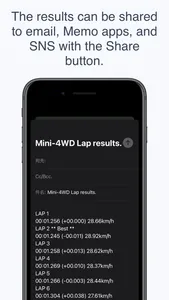 Mini4WD-LapTimer screenshot 9