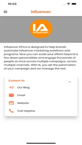 Influencer Africa screenshot 5