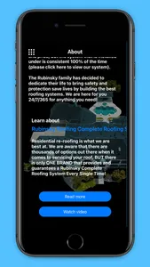 The Rubinsky Roofing App screenshot 2