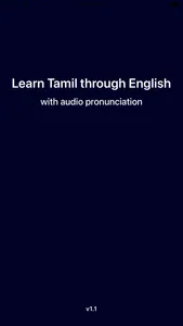 Learn Tamil through English screenshot 0