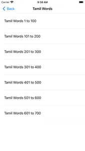 Learn Tamil through English screenshot 2