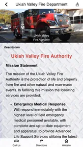 Ukiah Valley Fire Authority screenshot 1