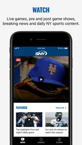 SNY: Stream Live NY Sports screenshot 2