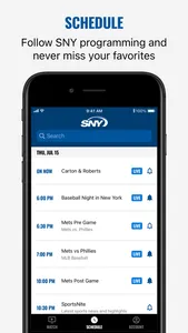 SNY: Stream Live NY Sports screenshot 4